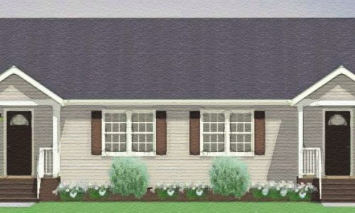 Sussex II Duplex elevation